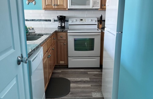 Fort Walton Beach Condo | Amazing! Ground Floor Unit in Tiki Beach. Truly, Just Steps to the Gulf.