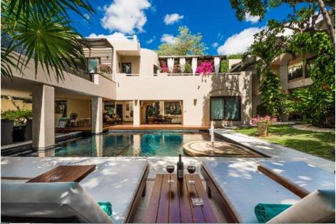 Playacar Beach Villa | Amazing Hacienda for 14 guests! Steps to the beach!