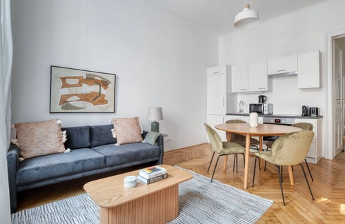 Altlerchenfeld Apartment | Amazing Josefstadt 2BR w/Elevator, nr Shops & Dining, by Blueground