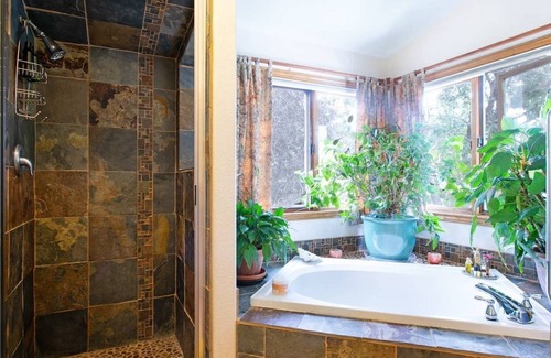 Wonderland Hills House | Amazing location near walking/hiking trails, and coffee shops. Dog friendly.