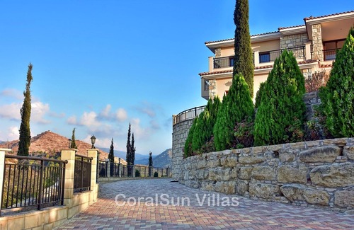Argaka Villa | Amazing Luxury Villa, Enormous Heated Pool Jacuzzi, Gym, Games Room In Paphos,