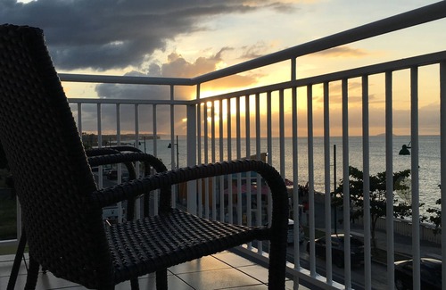 Aguadilla Pueblo Condo | Amazing Ocean Front - 250 MB Wifi