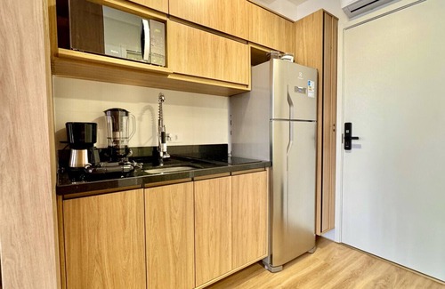 Matriz Apartment | Amazing studio in Elysia, complete with parking space and air conditioning.