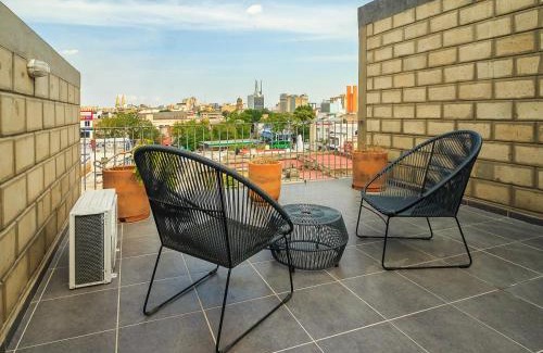 Downtown Guadalajara Apartment | Amazing View Loft w Gym Coworking 2 BD 403