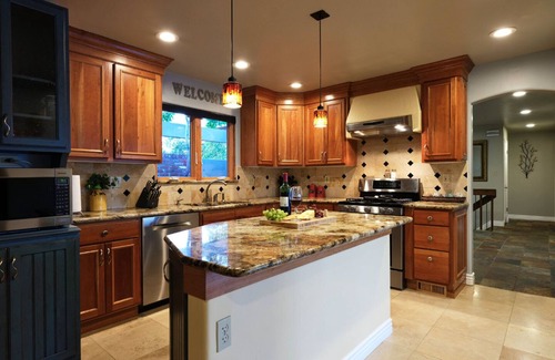 Colorado Springs House | Amazing Views, Amazing Modern Broadmoor Home , with a hot tub and fire pit!