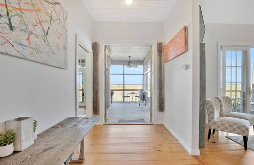 Folly Beach House | Amazing views - hot tub overlooking the marsh - walk to beach!