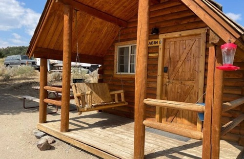 Buena Vista Cabin | AMAZING views of the Collegiate Peaks and most secluded 1 Room Dry Camping Cabin. Sleeps up to 4.