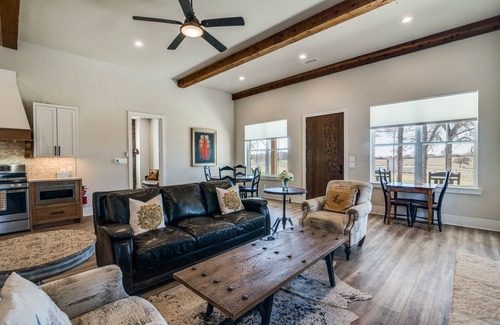 Era Cottage | Amazing views, rocking chairs, relaxing 130 acre gated property, stone cottage.
