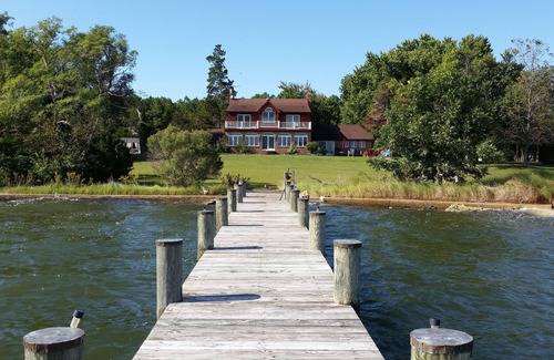 Cambridge House | Amazing Waterfront Retreat On The Chesapeake Bay Private Pool Private Beach