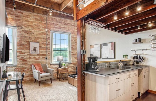 Grand Rapids Apartment | Amenities Galore - Riverfront Loft | Downtown GR