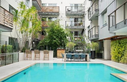 Downtown Apartment | Amethyst Horizon - Stylish peaceful 2BR w zen Garden View Pool Gym