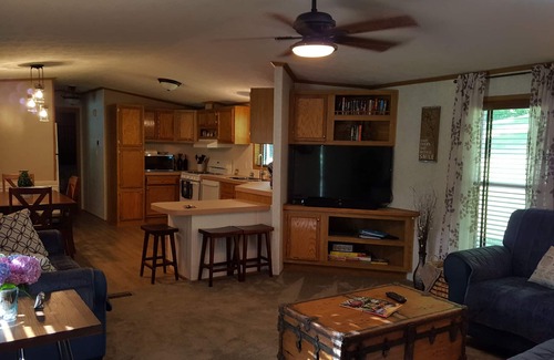 Loudonville House | AN OWL and the MOON. Get-Away in Mohican State Park. Location perfect!