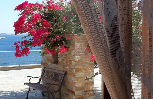 Kipri Villa | Andros Private Villa Overlooking the Blue Aegean Sea