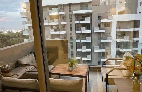 Casablanca Apartment | Anfa Park luxury accommodation with pool view and a balcony