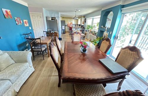 Townline Hill House | Anita's Bed & Breakfast - Bedroom On Ground Floor With Backyard Is Downstairs