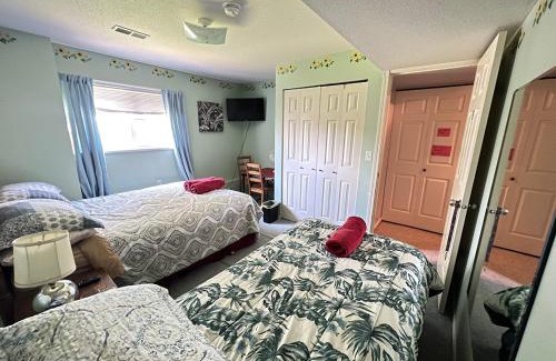 Townline Hill House | Anita's Bed & Breakfast - Bedroom On Ground Floor With Backyard Is Downstairs