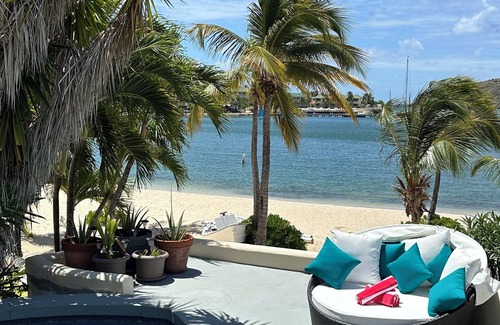 Mamora Bay Villa | ANTIGUA BAY VILLA, St James Club, Mamora Bay, 3-bed, PRIVATE POOL & Beachfront