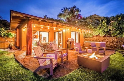Honalo House | 🌺 Aolani Coffee Cottage | Private Hot Tub + Ocean Views AC