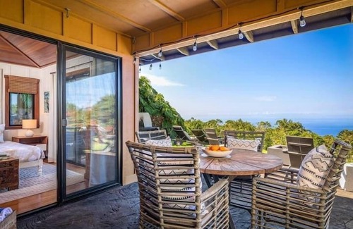 Honalo House | 🌺 Aolani Coffee Cottage | Private Hot Tub + Ocean Views AC