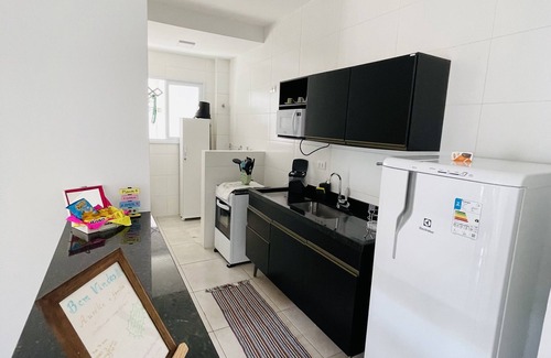 Centro Apartment | Apê no Centro de Ubatuba com piscina e churras