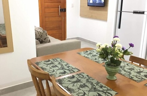 Maranduba Apartment | Ap 102: Walk to Maranduba beach, Ap suite, led TV, barbecue