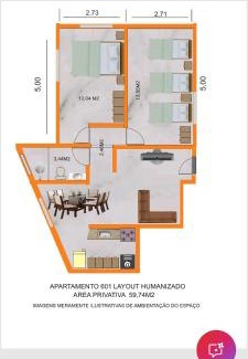 Centro Apartment | AP 601 CENTRO Melo MONTES CLAROS PROXIMO HOSPITAL STA CASA
