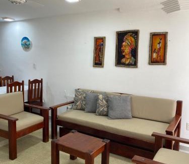 Taperapua Beach Apartment | AP06 Espaçoso a 3 Minutos a Pé da Praia de Taperapuã, Acomoda até 8 Pessoas!