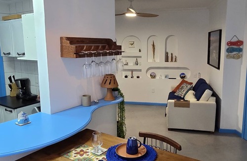 Jardim da Penha Apartment | Ap107 Cozy Space with a Mediterranean Touch