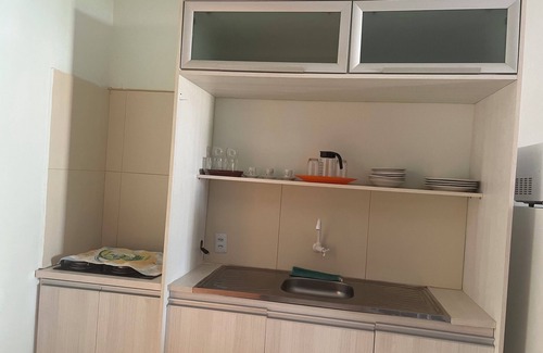 Monte Castelo Apartment | Apartment with balcony and suite for couple and child