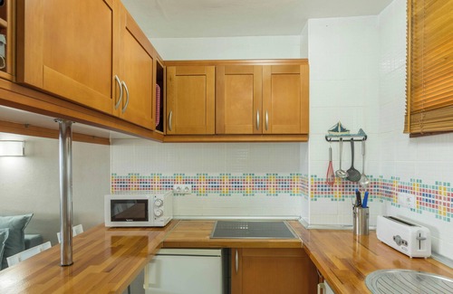 Playa del Aguila Apartment | Apartment "Soraya" on the Beach with Sea Views, Wi-Fi, Pool and Garden