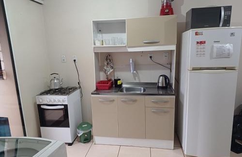 Santo Angelo Apartment | Apart próximo a Unimed, Catedral e HSA de 2 quartos com AR, mini-Academia e garagem no Centro-sul
