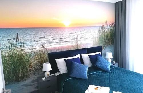 Trzesacz Apartment | Apartament Bella Baltic tuż przy plaży widok morze
