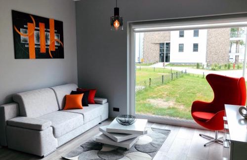 Wilkasy Apartment | APARTAMENT ELEGANCE ORANGE w Nautica Resort