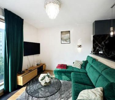 Powisle Apartment | Apartament Powiśle Topiel 18 klimatyzacja parking