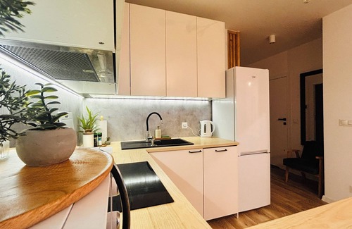 Bielsko-Biala Apartment | Apartament Słoneczny 22 (VAT Invoice) with garage with terrace