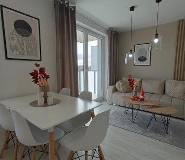 Biskupiec Apartment | Apartament z 2 sypialniami - Nova Ludova - blisko 2 jezior
