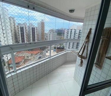Vila Assuncao Apartment | Apartamento 2 dormitórios e sacada gourmet frente ao MAR