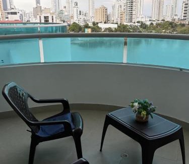 Bocachica Apartment | Apartamento 804A Cartagena El Laguito Bocagrande a 1 cuadra de la playa hermosa vista