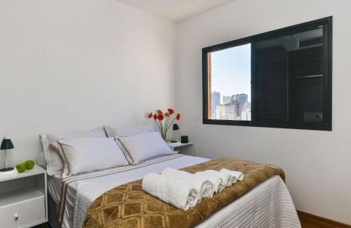 Higienopolis Apartment | Apartamento Aconchegante com Vista Incrível, Piscina e Vaga