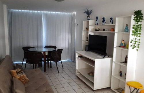 Cotovelo Apartment | Apartamento azul no condomínio Mar de Cotovelo