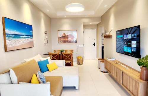 Barra da Tijuca Apartment | Apartamento Barramares Flat - Condomínio em frente à praia da Barra da Tijuca