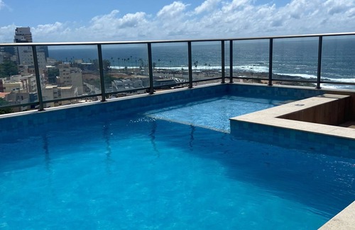 Costa Azul Apartment | Apartamento Aconchegante com Vista mar no Costa Azul. Possui Portaria 24 Horas
