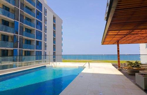 Santa Marta Apartment | Apartamento Celeste a Pasos del Mar y Aeropuerto