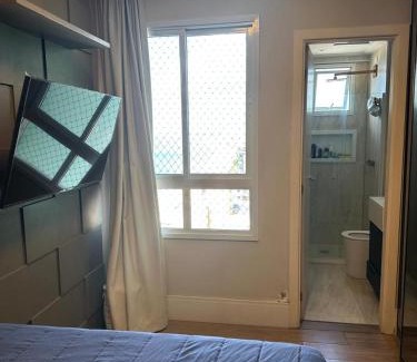 Itapua Apartment | Apartamento com suíte e vista para o mar