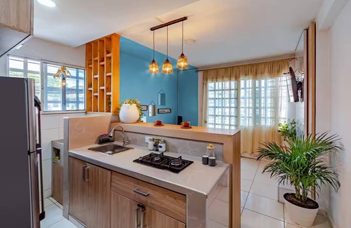 Acopi House | Apartamento con balcón y piscina en Cali