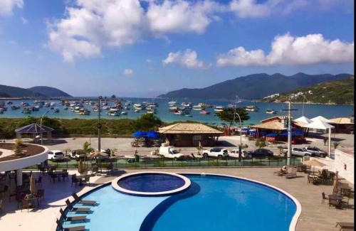 Centro Apartment | Apartamento frente ao Mar em Resort Pé na Areia