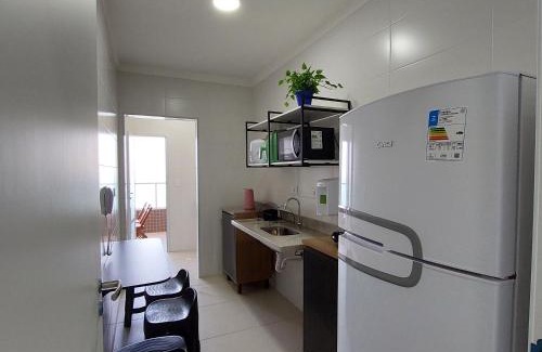 Vila Balnearia Apartment | Apartamento Frente para o Mar em Praia Grande - Vista Incrível