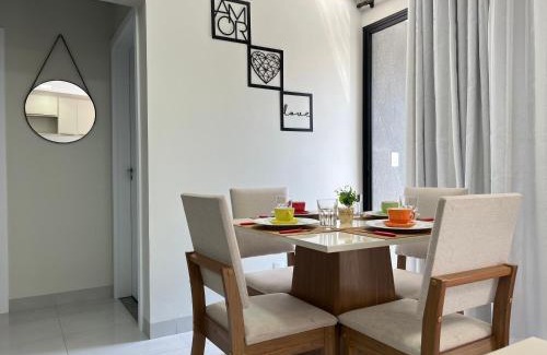 Vila Becker Apartment | Apartamento Inteiro - 2 Quartos com AC - Wifi 1000mb - Cozinha Completa - 1 Vaga de Garagem - Elevador - Sacada Gourmet - Indicado para Grupos, Hospedes a Trabalho, Família e Pets