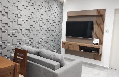 Gonzaga Apartment | Apartamento Luxuoso à Beira-mar no Gonzaga - Ideal para Casais e Famílias
