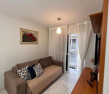 Fatima Apartment | Apartamento Moderno & Mobiliado - Próximo ao Aeroporto, Condomínio Village Natureza